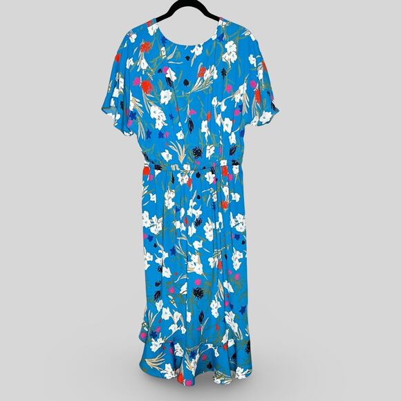 J.Crew Mercantile Floral Ruffle High Low Dress - Picture 6 of 6